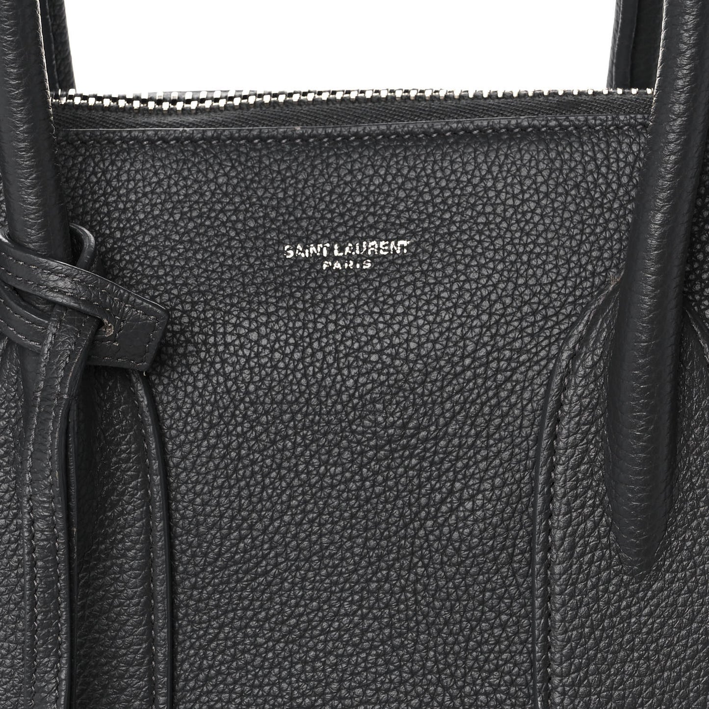 Grained Calfskin Sac De Jour Souple North South Tote Grey