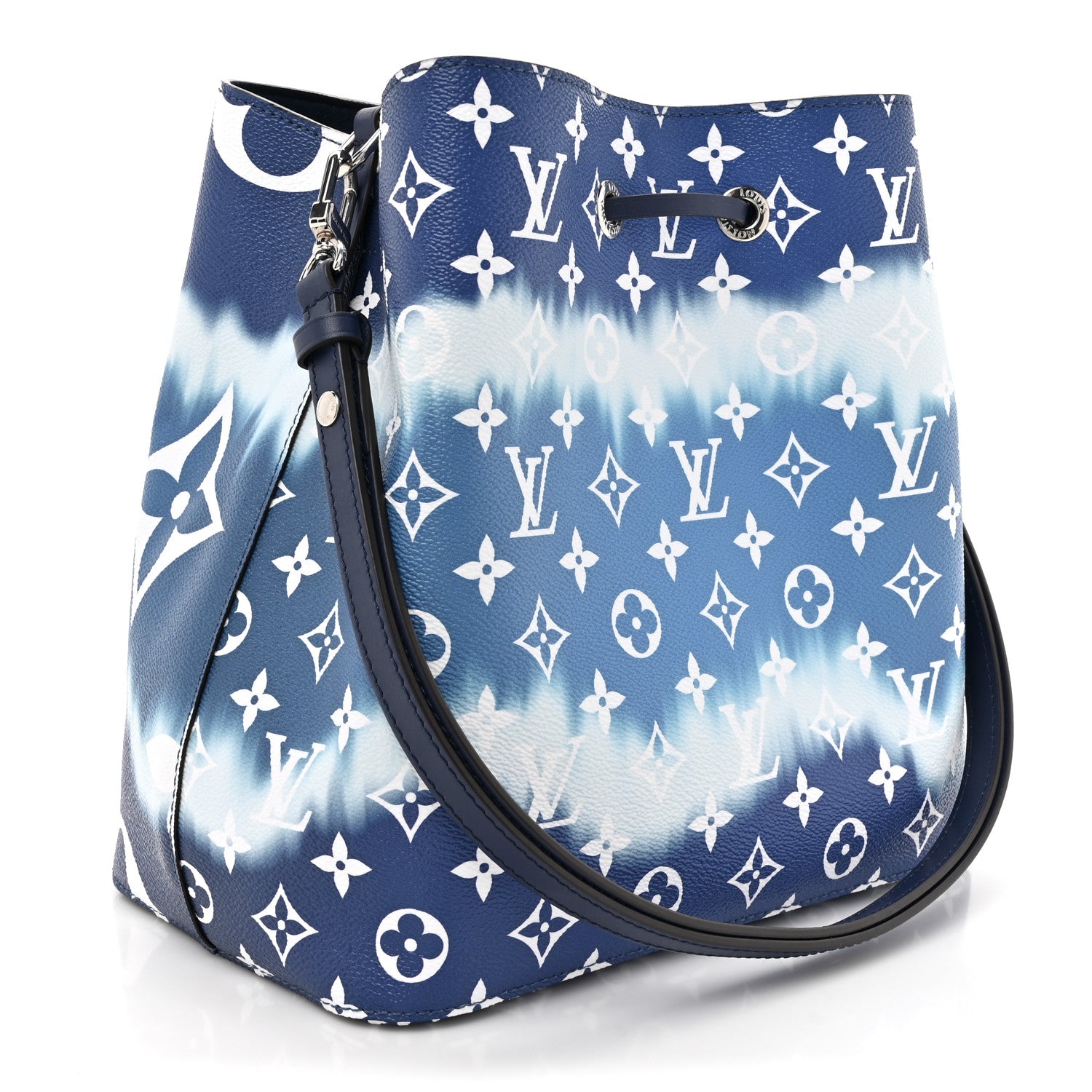 Louis Vuitton Monogram Escale Neonoe MM Blue 3 of 10