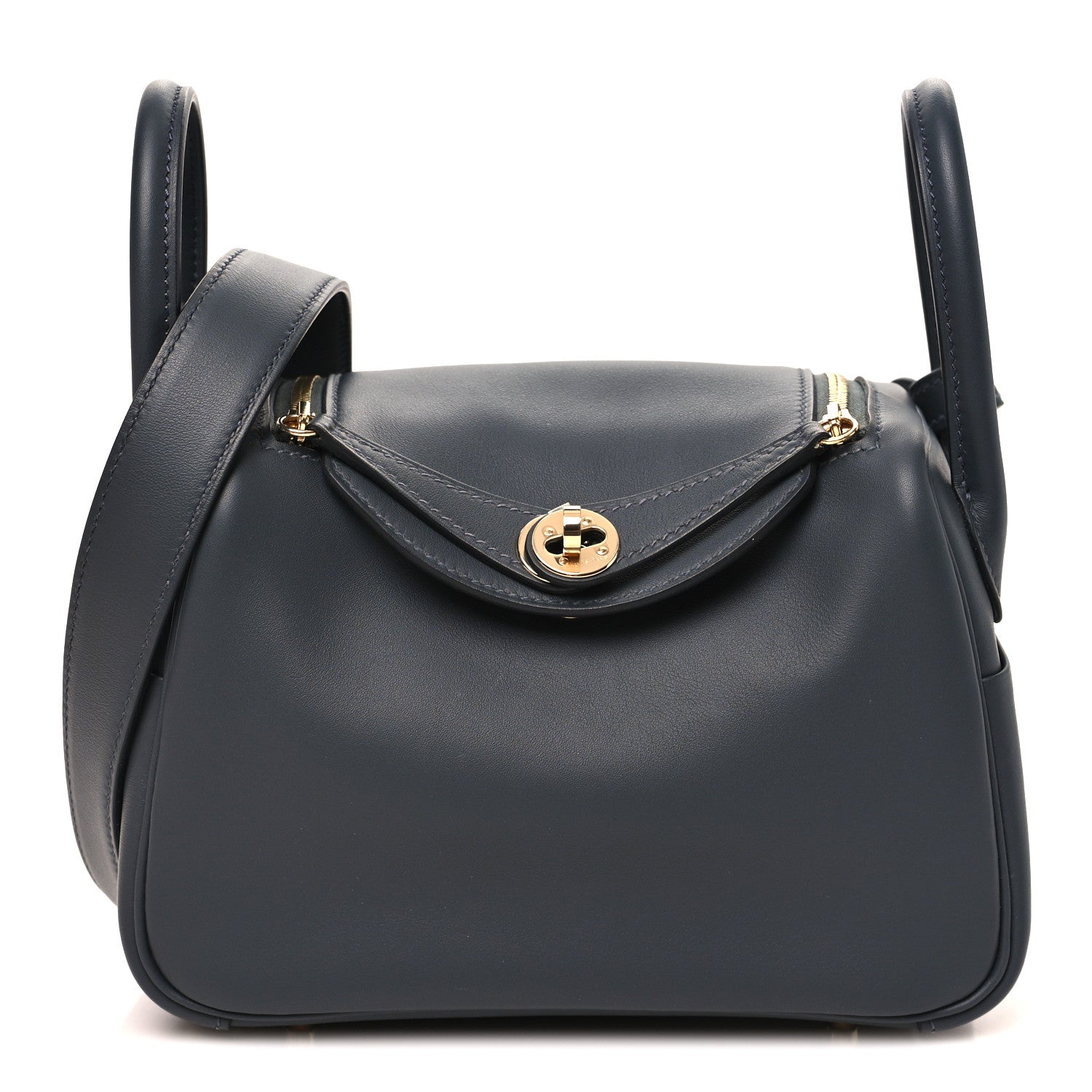 Hermes Swift Verso Mini Lindy 20 Gris Misty Black 1 of 11