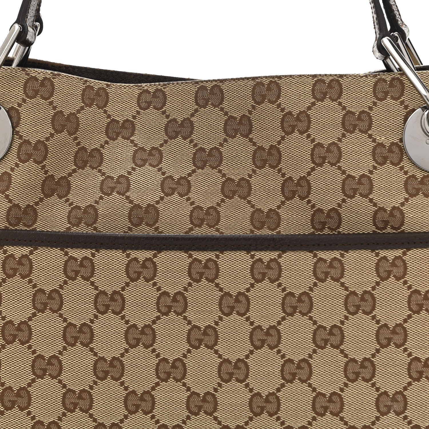 Gucci Monogram Medium Eclipse Shoulder Bag Dark Brown 7 of 9