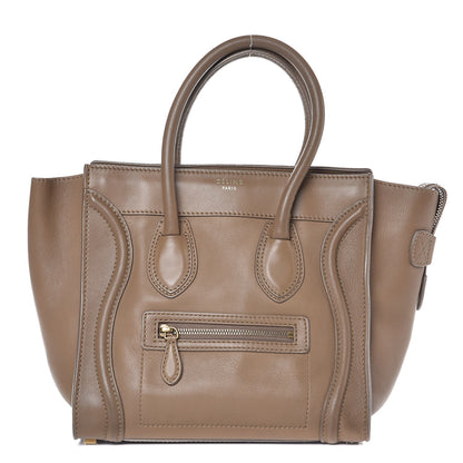 Celine Smooth Calfskin Micro Luggage Camel 1 of 13