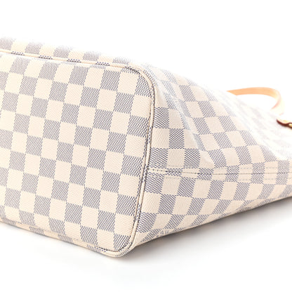 Louis Vuitton Damier Azur Neo Neverfull MM Rose Ballerine 10 of 10