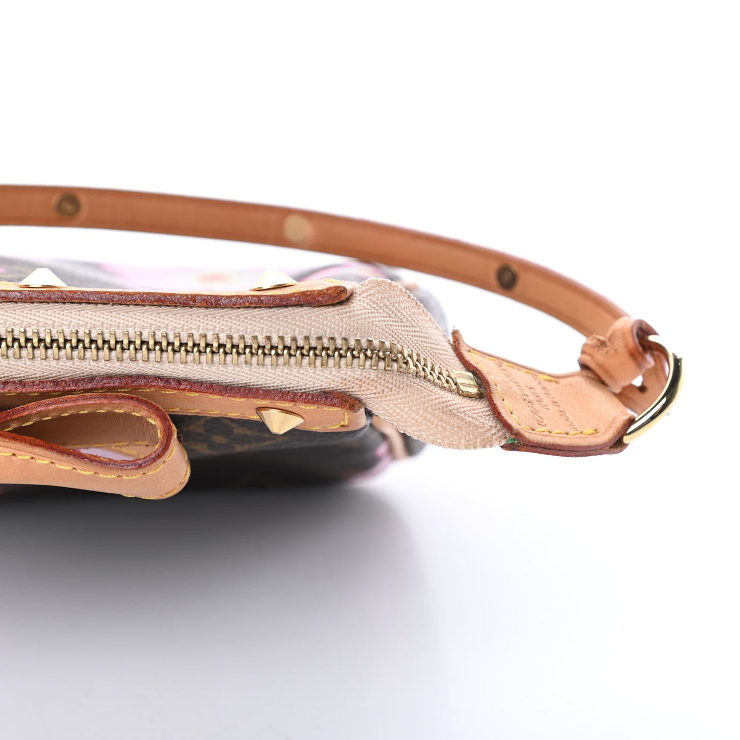 Monogram Cherry Blossom Pochette Accessories Brown