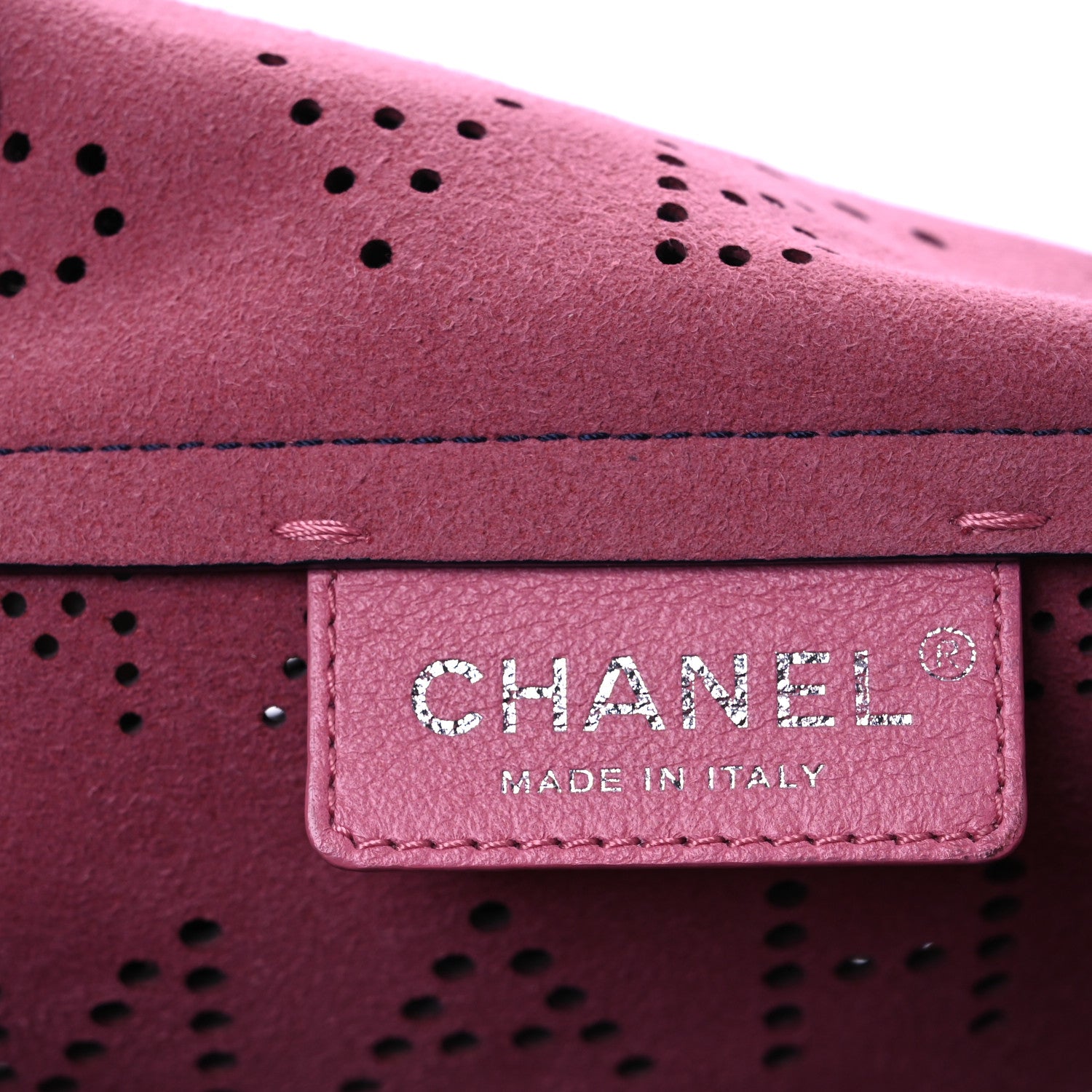 Chanel Calfskin Tweed Eyelet Flap Bag Navy 8 of 12