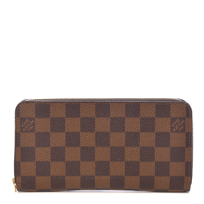 Louis Vuitton Damier Ebene Zippy Wallet Rose Ballerine 1 of 7