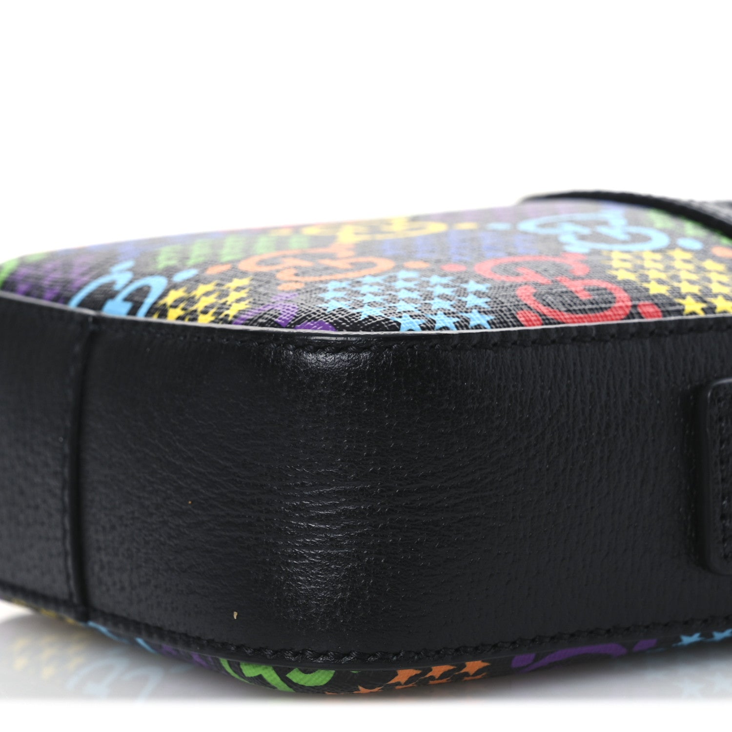 Gucci GG Supreme Monogram Psychedelic Messenger Bag Black 10 of 12
