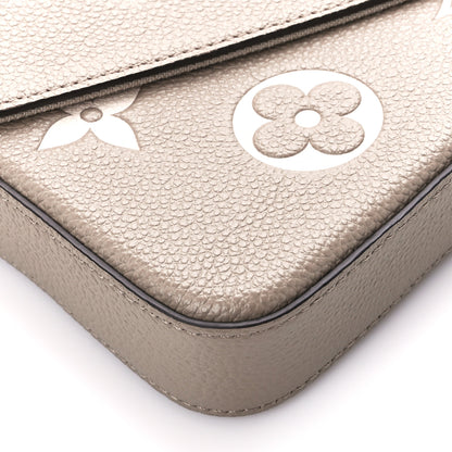 Louis Vuitton Empreinte Monogram Giant Felicie Pochette Tourterelle Creme 13 of 14