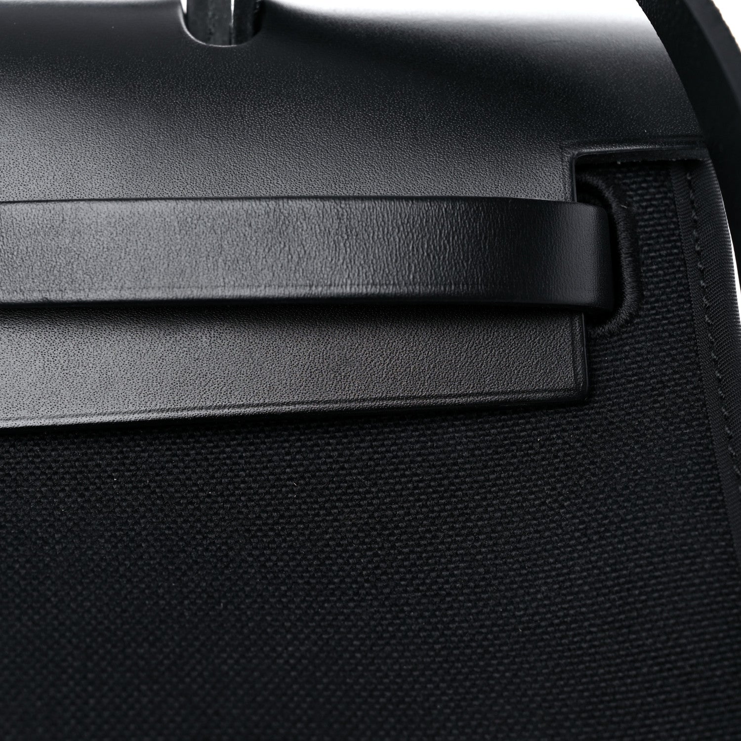 Hermes Military Toile Vache Hunter Herbag Zip PM 31 Black 15 of 16