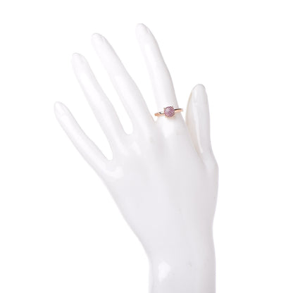 Tiffany 18K Rose Gold Pink Sapphire 7mm Paloma Picasso Sugar Stacks Ring 52 6 2 of 6