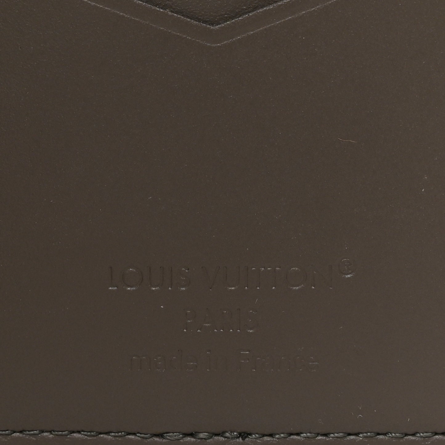 Mirror Monogram Pocket Organizer Gunmetal