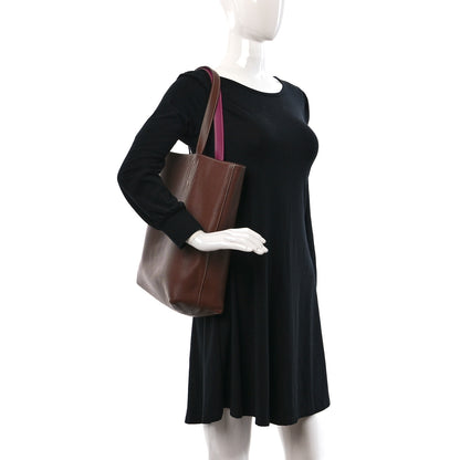 Hermes Taurillon Clemence Double Sens 36 Reversible Tote Marron Tosca 2 of 20