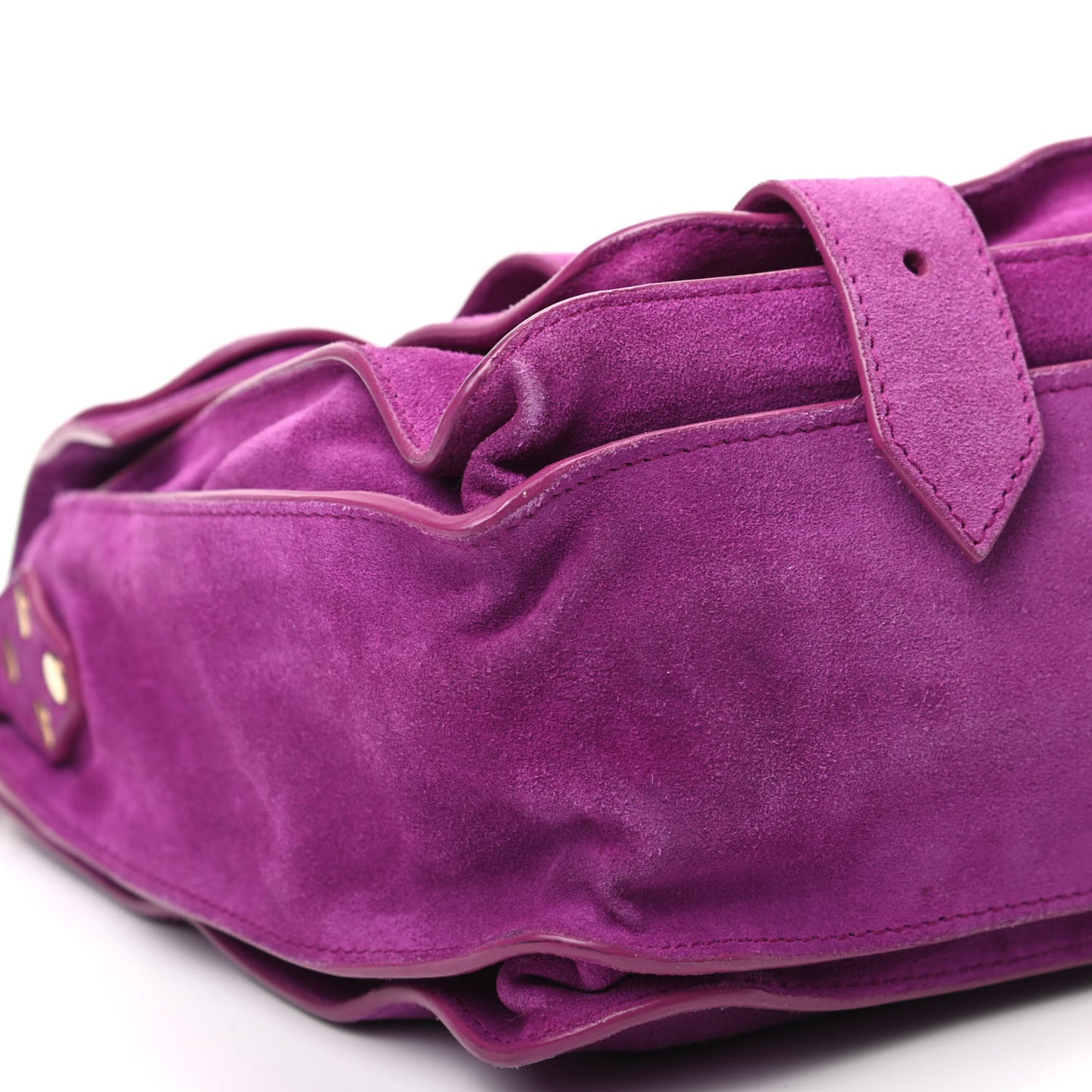 Suede Medium PS1 Satchel Grape