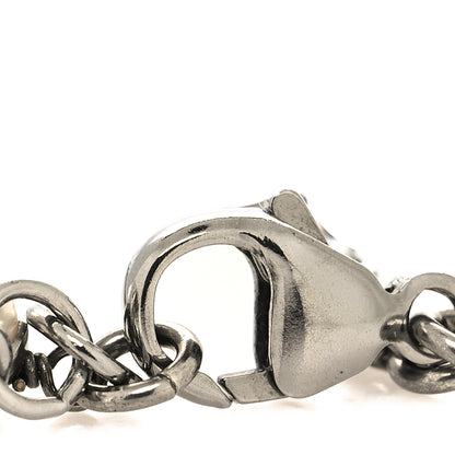 Chanel Pearl Crystal CC Bracelet Silver 4 of 5