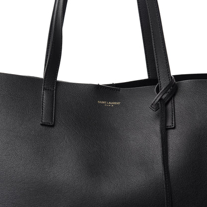 Saint Laurent Calfskin Large Shopping Tote Black 10 of 10