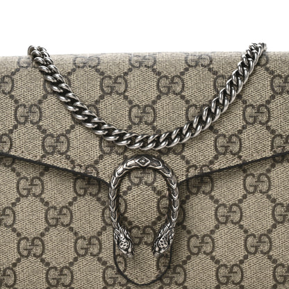 Gucci GG Supreme Monogram Mini Dionysus Chain Wallet Beige Taupe 8 of 11