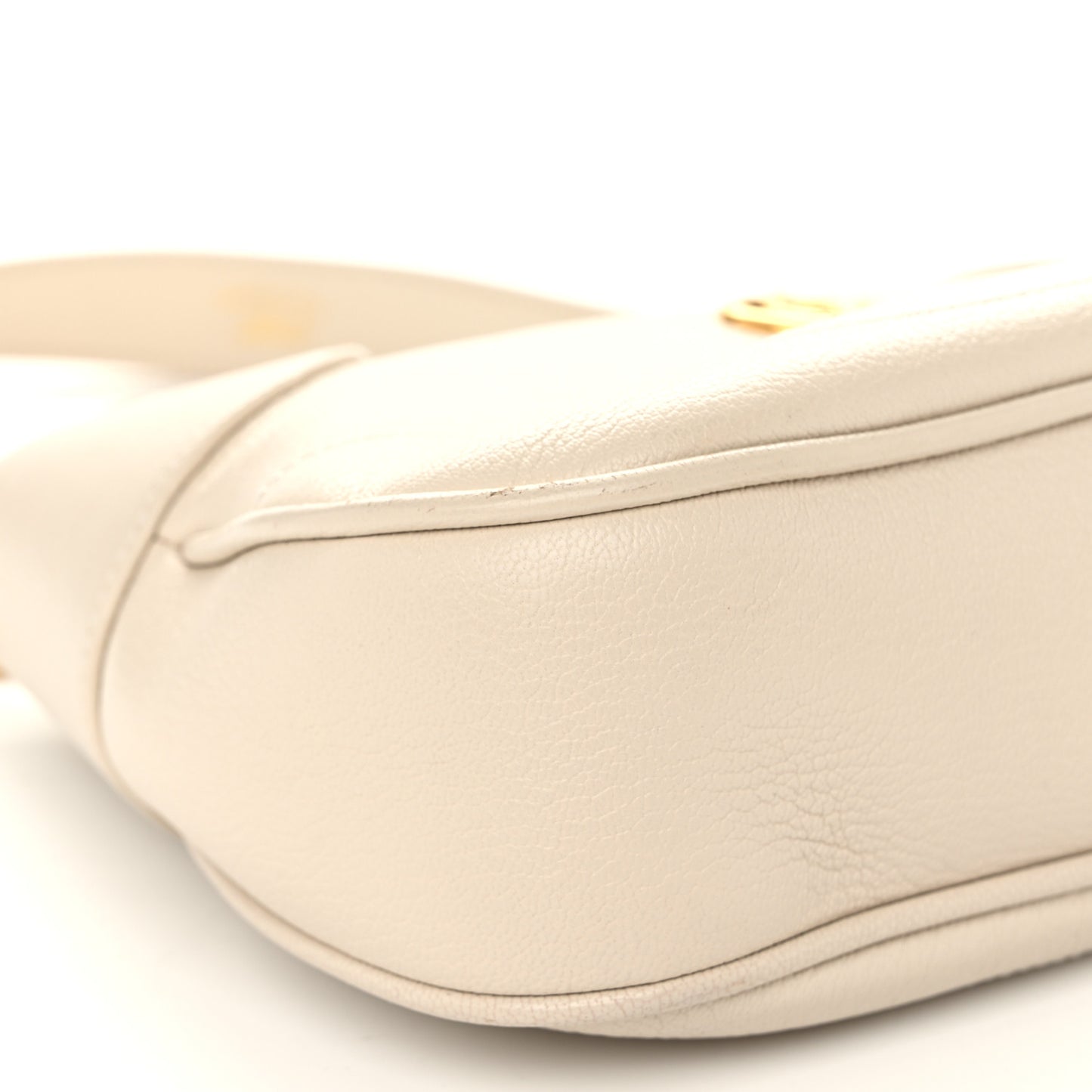 Goatskin Small Aphrodite Shoulder Bag Mystic White