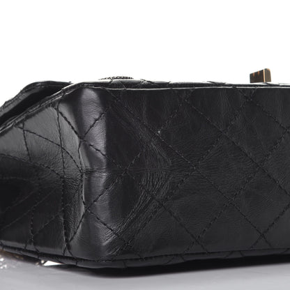 Chanel Aged Calfskin Casino 2.55 Reissue 224 Flap Black 7 of 8