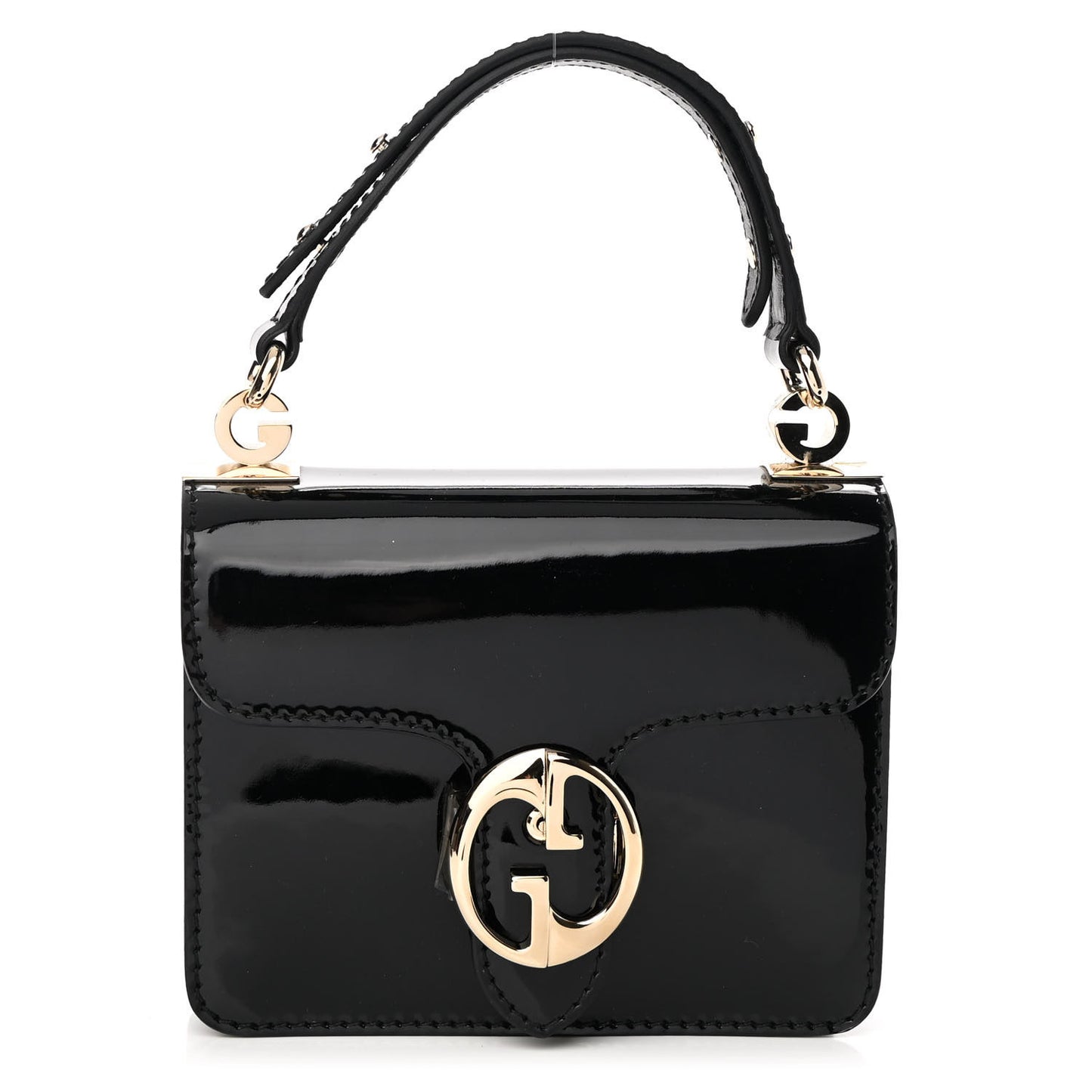 Patent 1973 Flap Bag Black