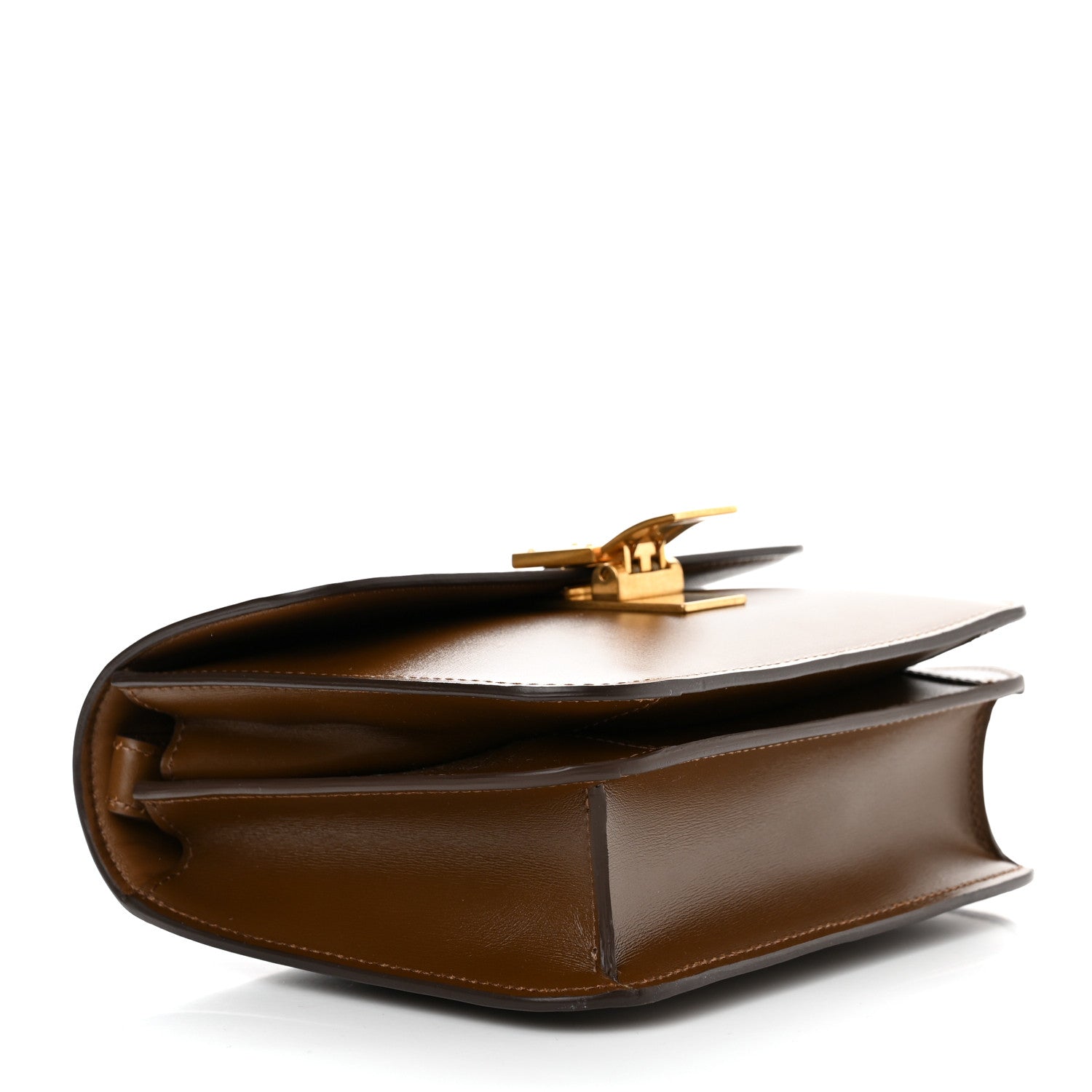 Celine Box Calfskin Teen Classic Box Flap Bag Camel 4 of 10