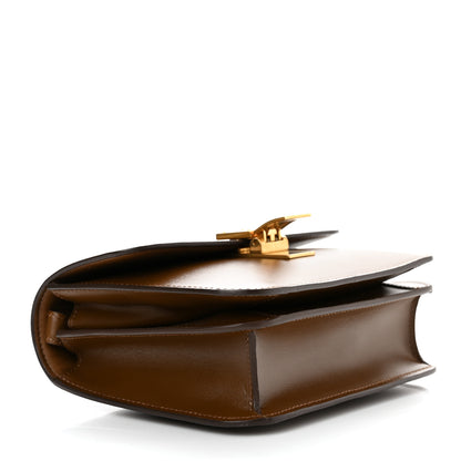 Celine Box Calfskin Teen Classic Box Flap Bag Camel 4 of 10