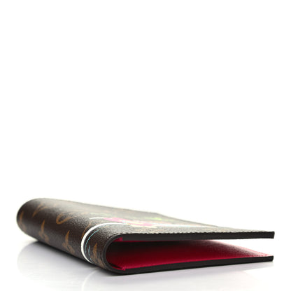 Louis Vuitton Monogram 2021 Christmas Animation Hollywood Passport Cover Fuchsia 4 of 6