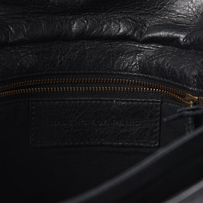 Balenciaga Agneau Classic Hardware Envelope Clutch Black 6 of 8