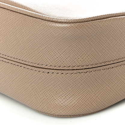 Prada Saffiano Re-Edition 2005 Shoulder Bag Cammeo Beige 10 of 11