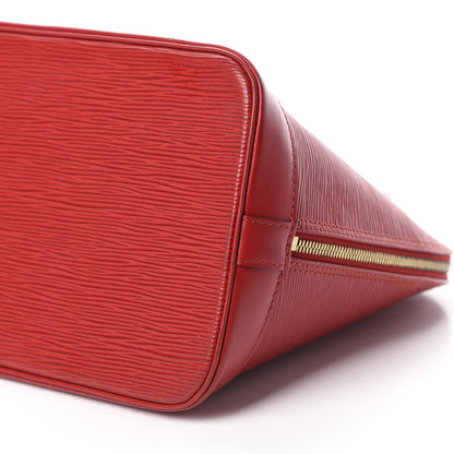 Louis Vuitton Epi Alma PM Castillan Red 7 of 13