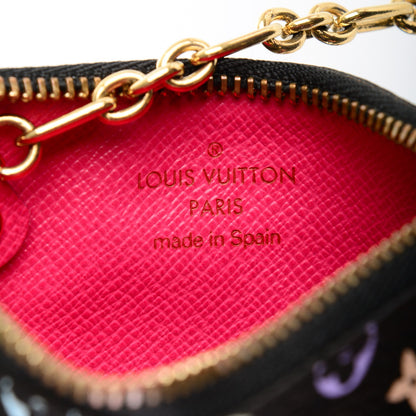 Louis Vuitton Monogram Multicolor Key Pouch Black Grenade 6 of 7