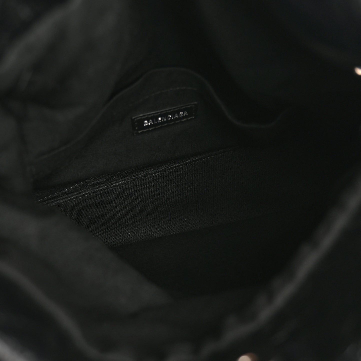 Arena Calfskin Small Monaco Chain Shoulder Bag Black