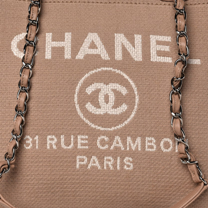 Chanel Mixed Fibers Deauville Tote Beige 11 of 12