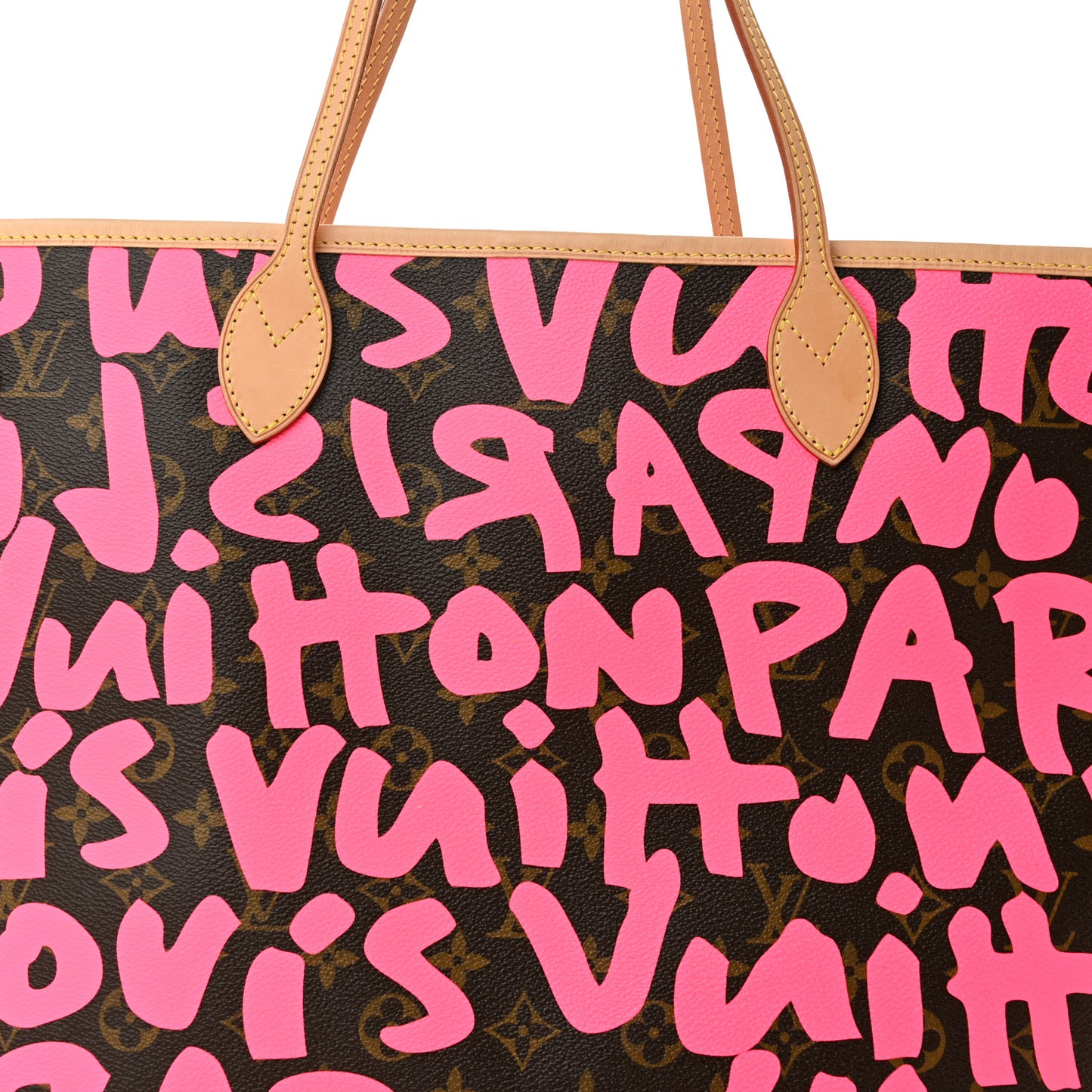 Monogram Graffiti Neverfull GM Fuchsia