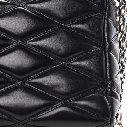 Louis Vuitton Lambskin Malletage GO-14 MM Black 10 of 13