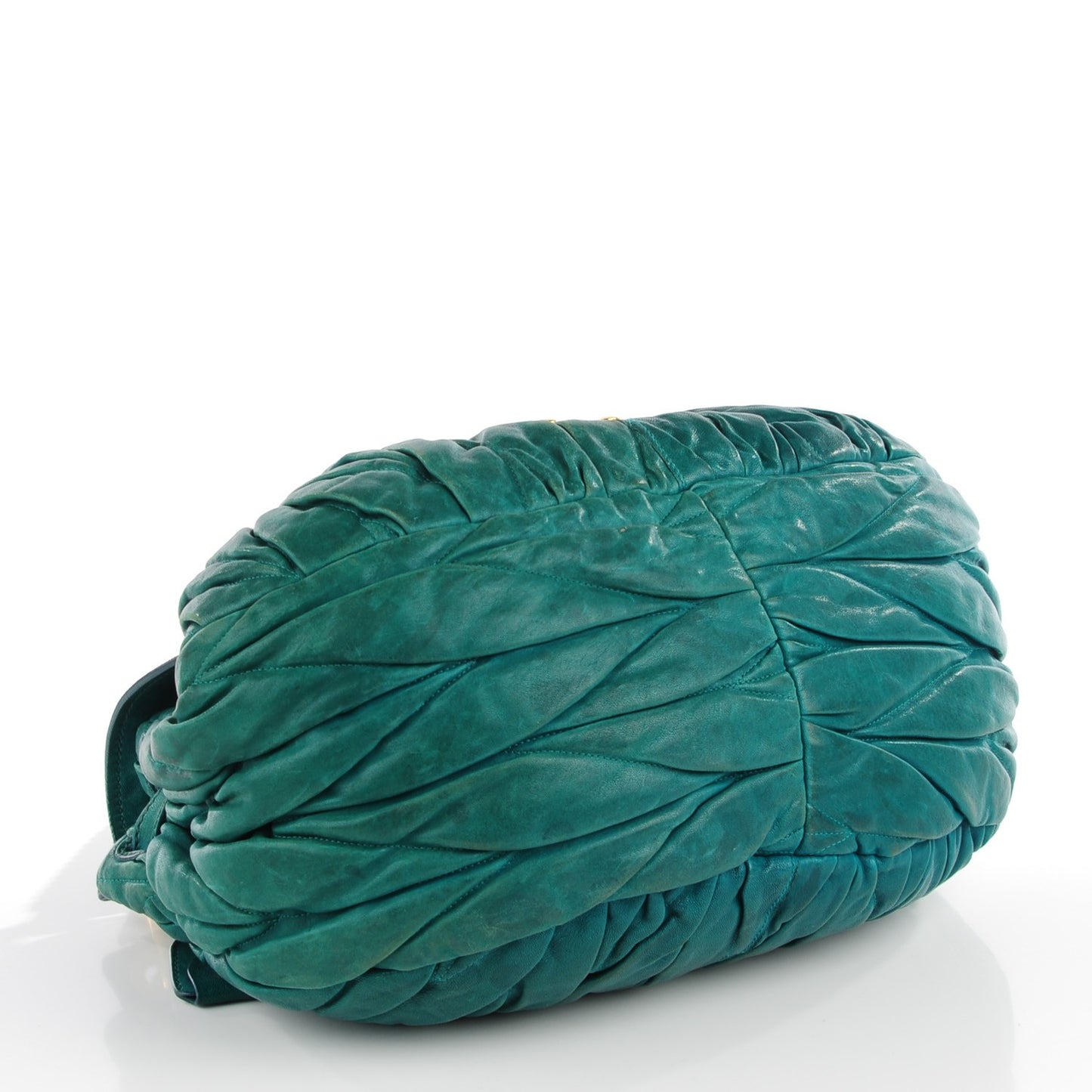 Nappa Matelasse Coffer Hobo Teal