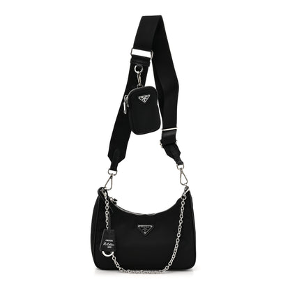 Prada Nylon Re-Edition 2005 Shoulder Bag Black 1 of 9