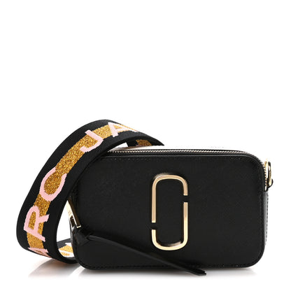 Marc Jacobs Saffiano Small Snapshot Camera Black Mulitcolor 1 of 10