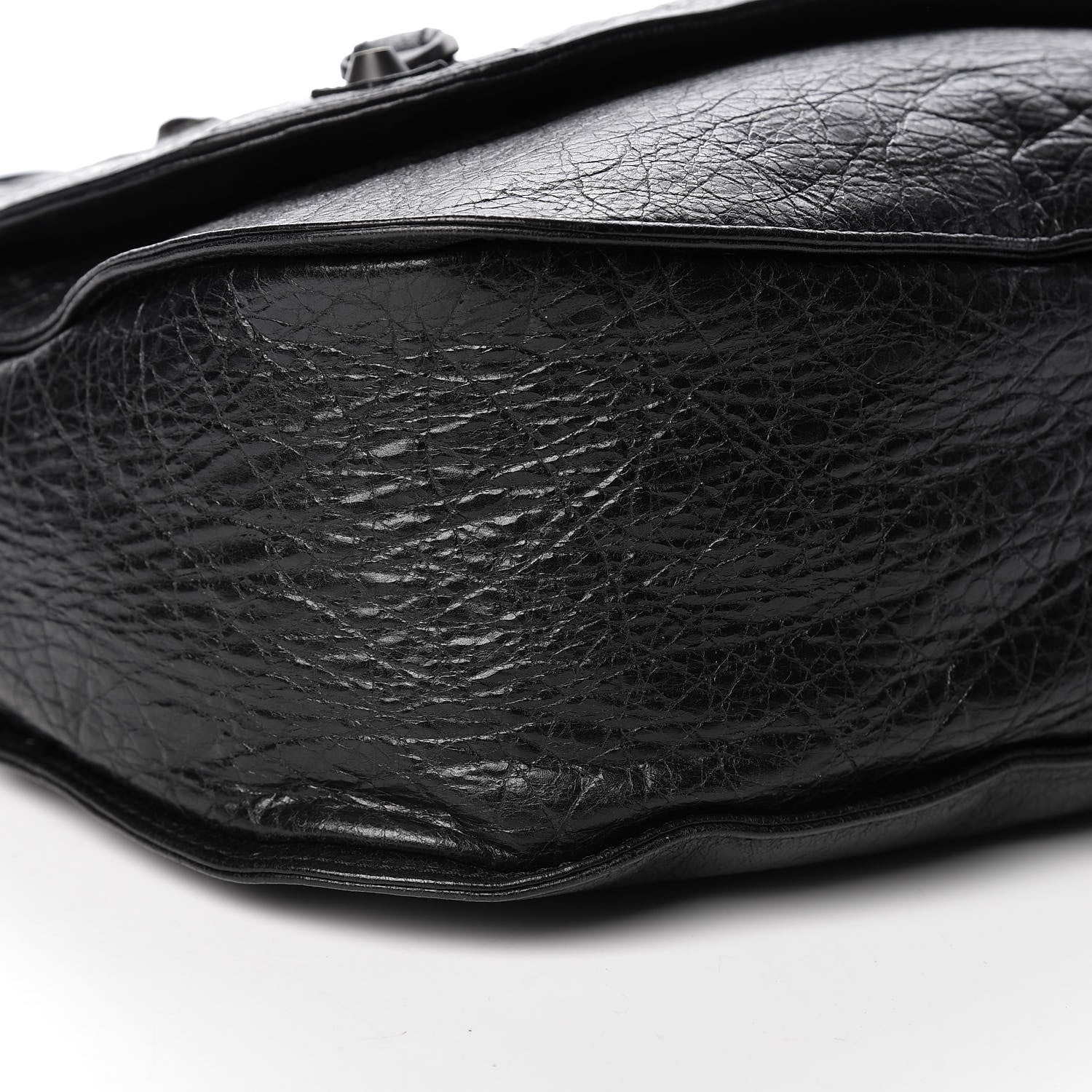 Balenciaga Agneau Classic Hardware Neo Folk Messenger Black 15 of 19