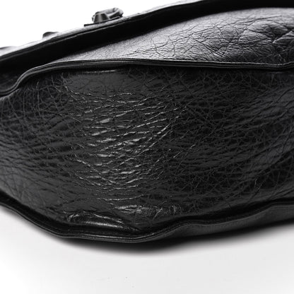 Balenciaga Agneau Classic Hardware Neo Folk Messenger Black 15 of 19