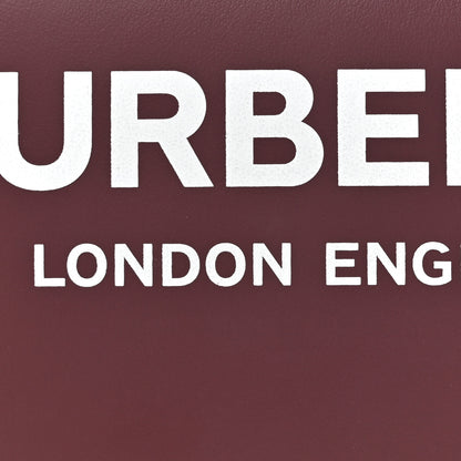 Burberry Calfskin Logo Hazelmere Wallet With Detachable Strap Deep Maroon 8 of 10