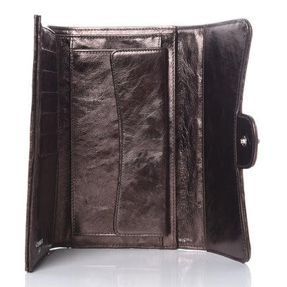 Chanel Metallic Aged Calfskin Quilted Reissue Long Flap Wallet Bronze 5 of 9