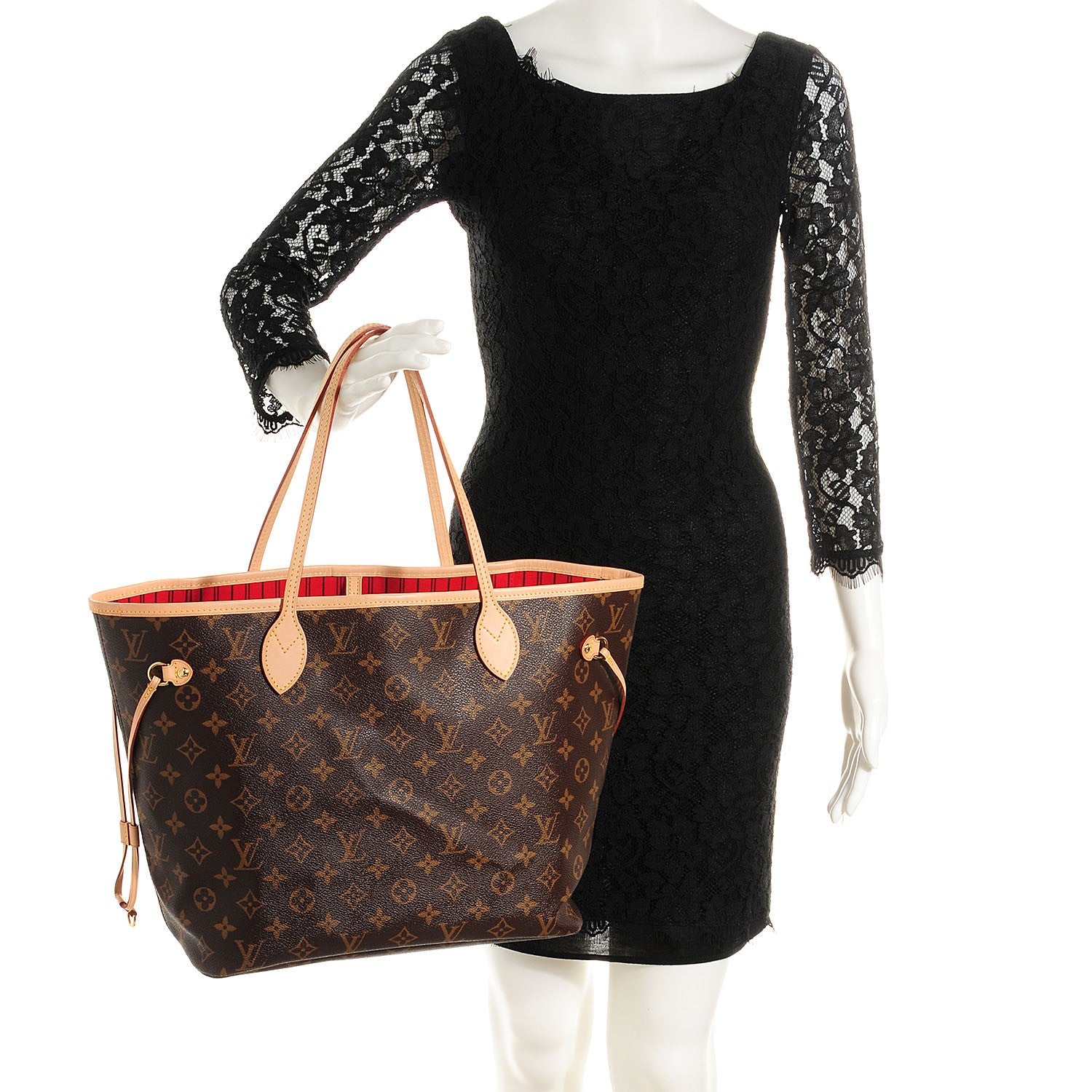 Louis Vuitton Monogram Neo Neverfull MM Cherry 2 of 8