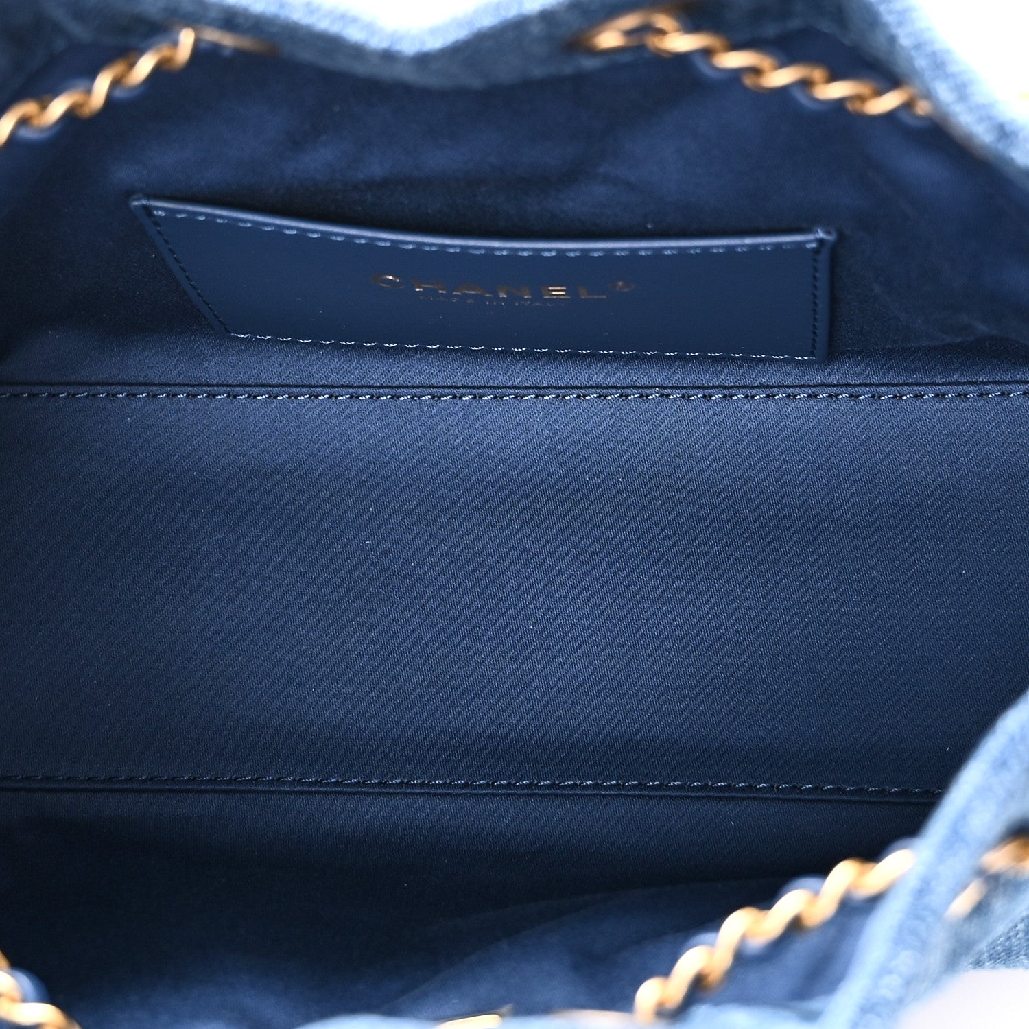 Chanel Washed Denim Quilted Mini Chanel 25 Handbag Blue 5 of 11