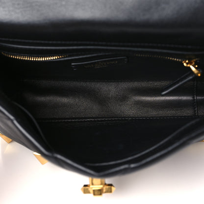 Valentino Garavani Nappa Medium Roman Stud Shoulder Bag Black 5 of 8