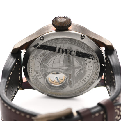 IWC Bronze Calfskin 46mm Big Pilot Date Spitfire "Mission Accomplished" Edition Automatic Watch Green IW510506 4 of 5