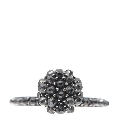David Yurman Sterling Silver Hematine Cable Berries Ring 57 8 1 of 4