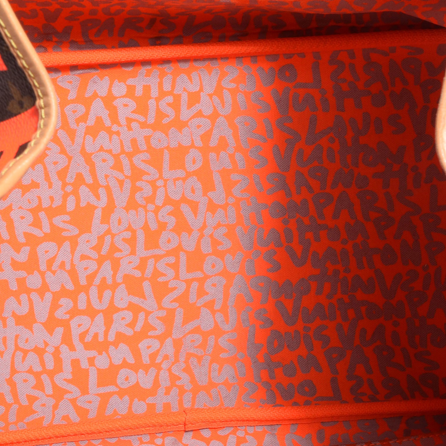 Louis Vuitton Monogram Graffiti Neverfull GM Orange 5 of 9