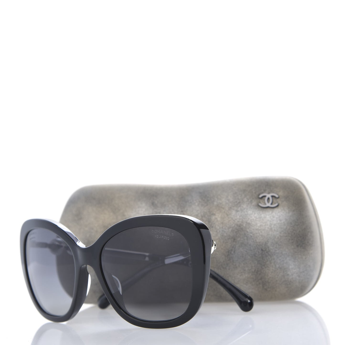 Pearl Square Polarized Sunglasses 5427-H Black