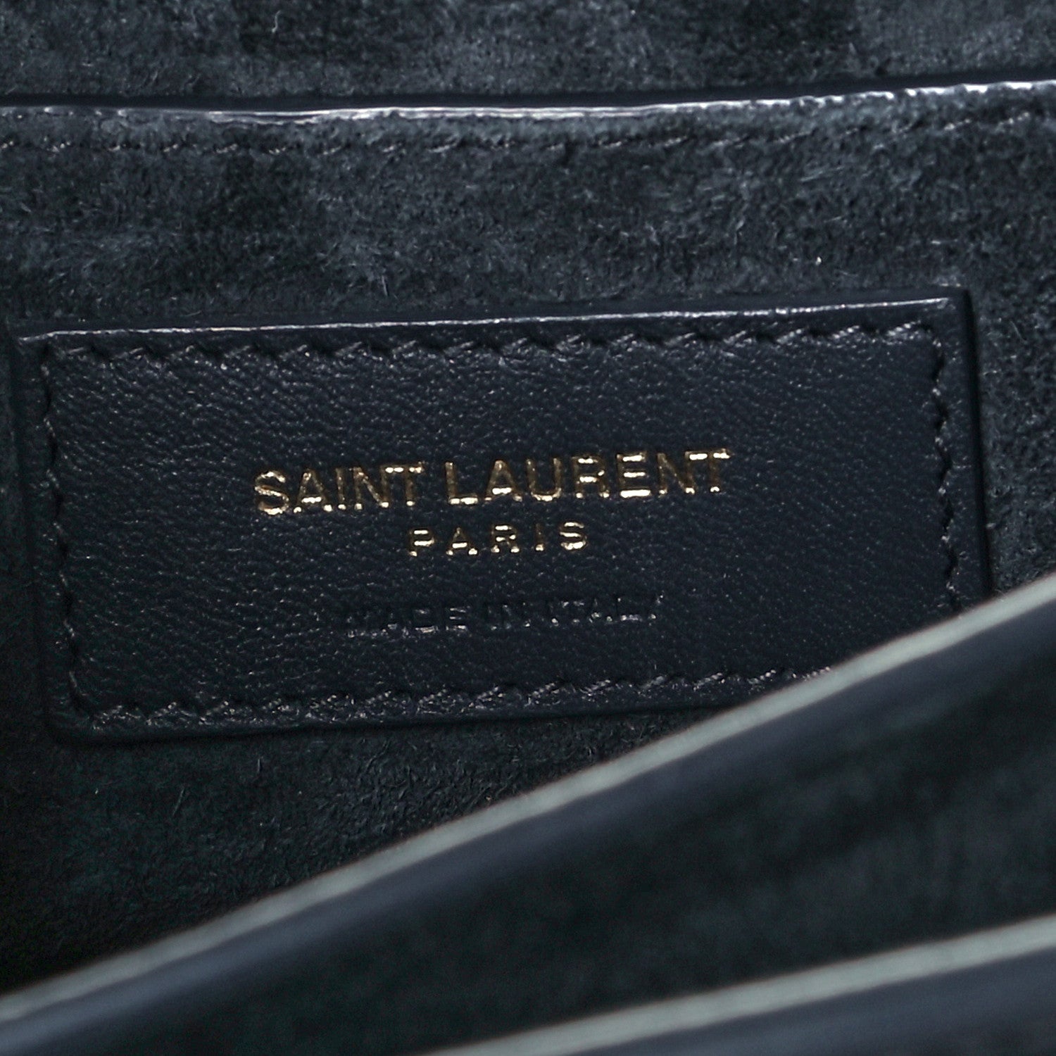 Saint Laurent Calfskin Medium Monogram Sunset Gray 7 of 12