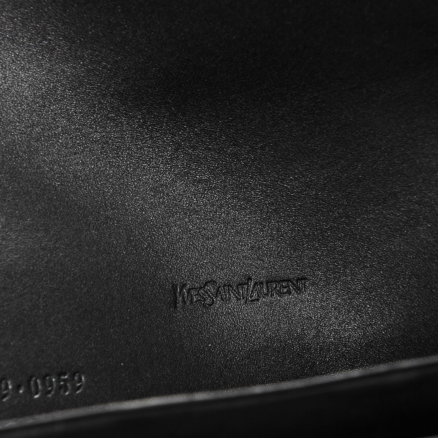 Textured Patent Belle De Jour Wallet Black