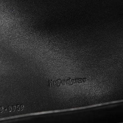 Saint Laurent Textured Patent Belle De Jour Wallet Black 6 of 8